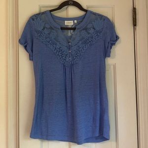 Blue Deletta - Anthropologie Blouse - Small